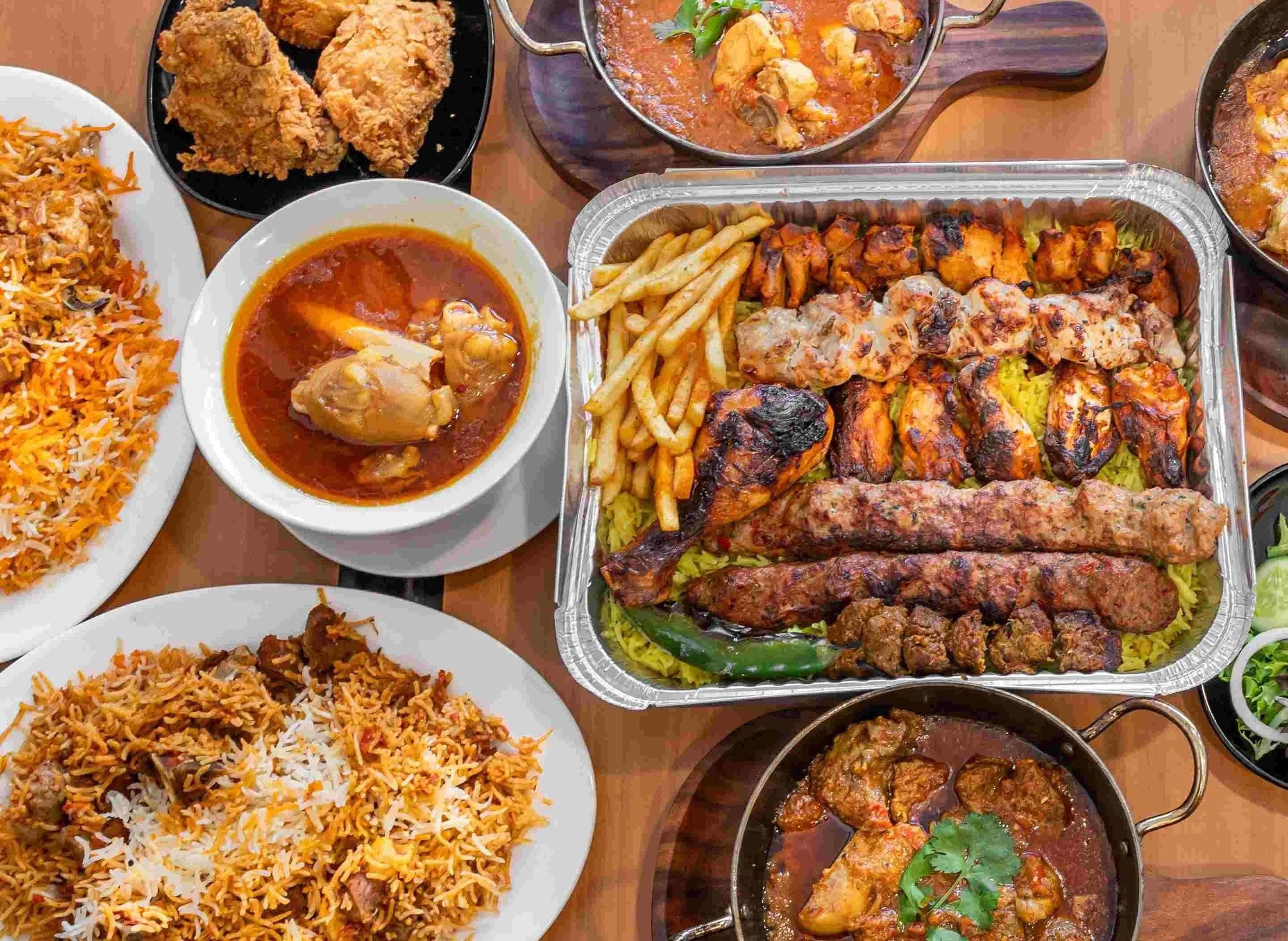 Pakistani dishes prepared by Shams Kitchen